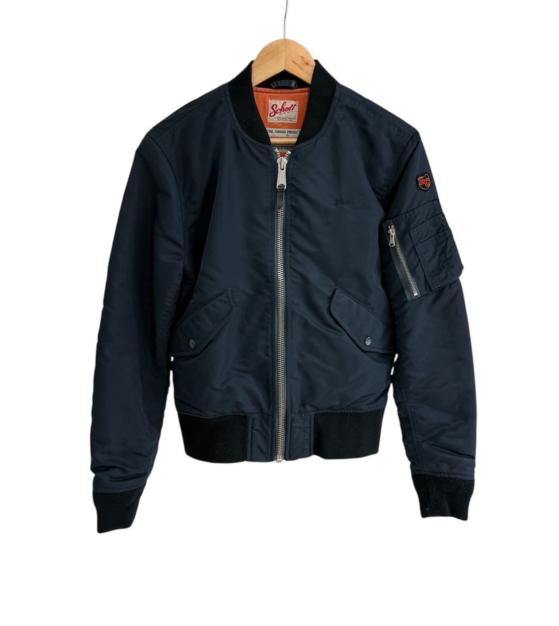 쇼트 X 아메리칸 컬리지 MA-1 봄버 자켓 상품이미지1