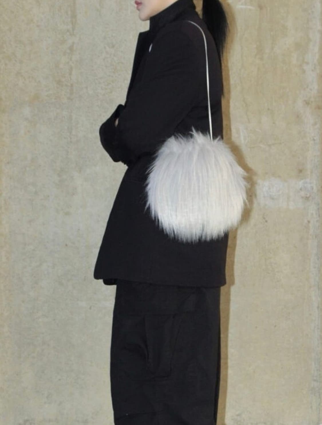 카나리 미니 퍼 백 실버 (kanari) 상품이미지3