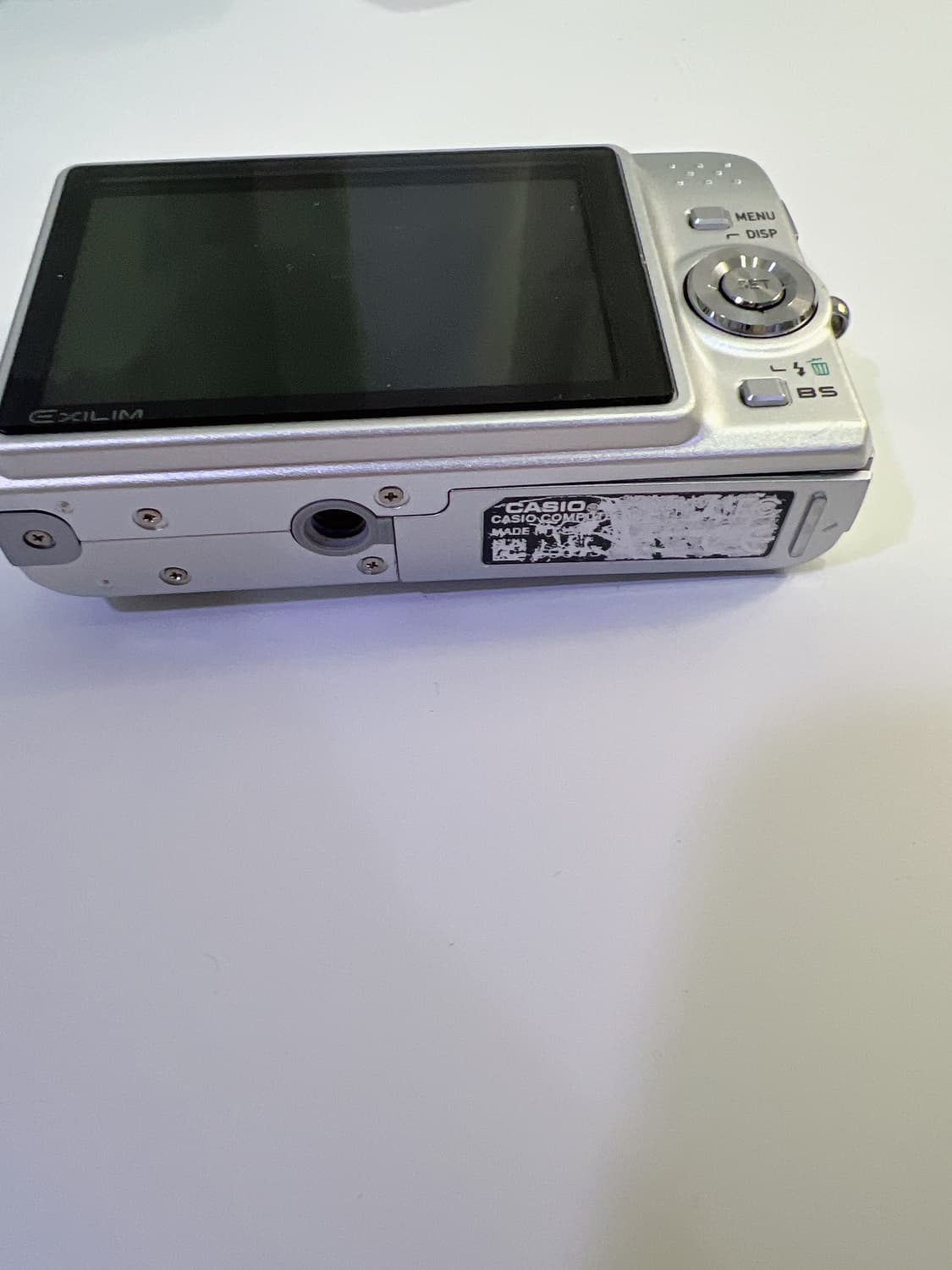 (풀박스) 카시오 엑슬림 z1050 실버 빈티지 디카 상품이미지9
