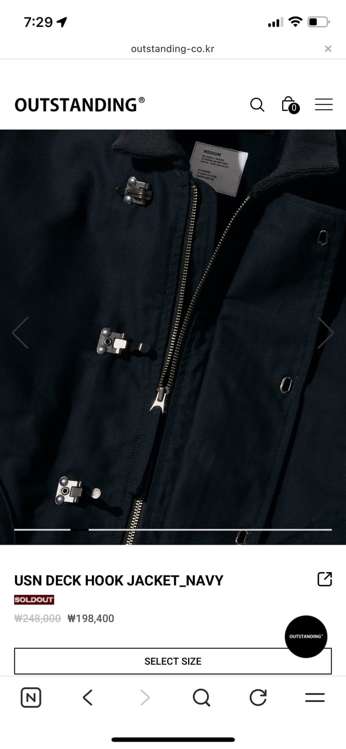아웃스탠딩 덱자켓 상품이미지2