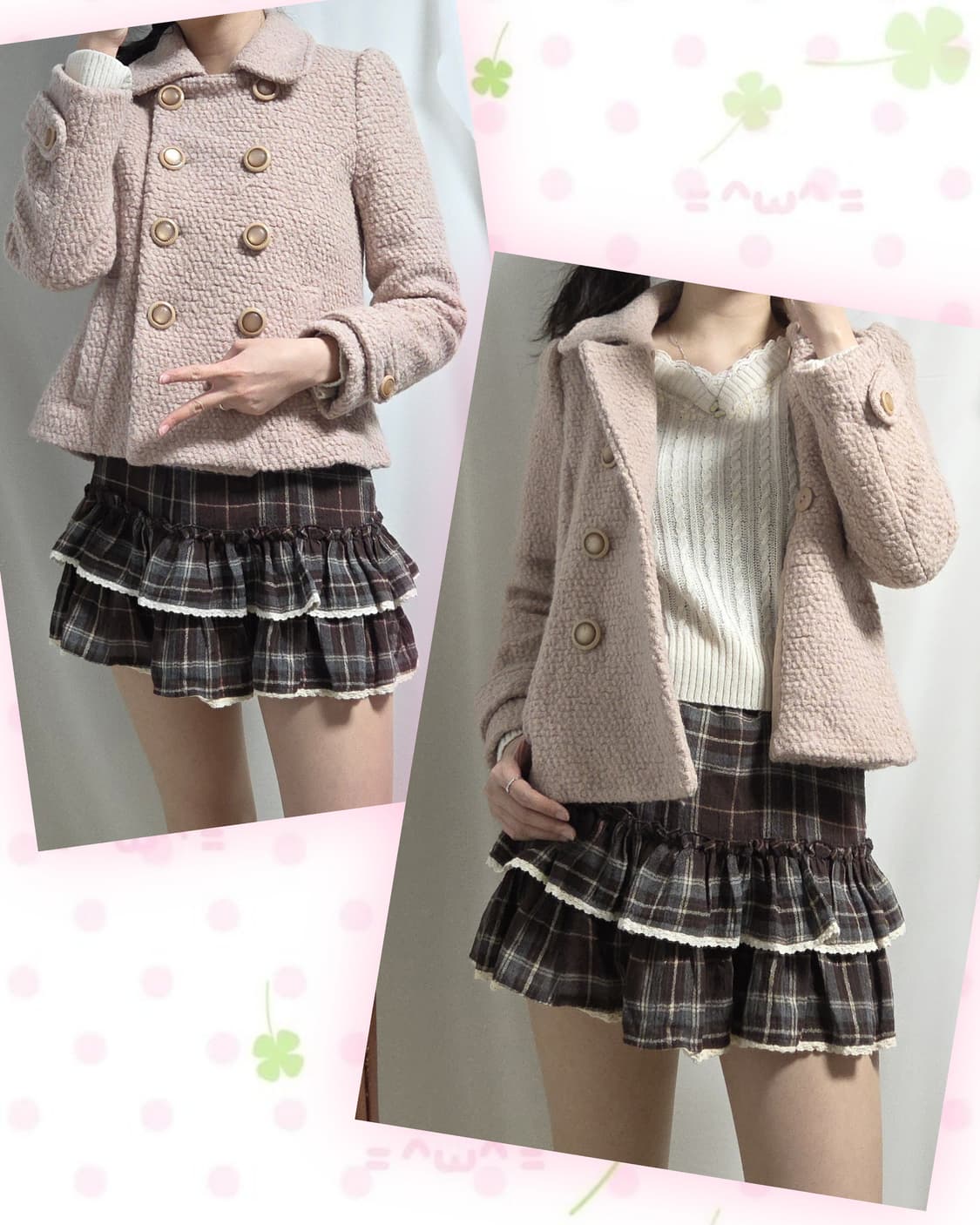 세실맥비 핑크 코트 상품이미지2