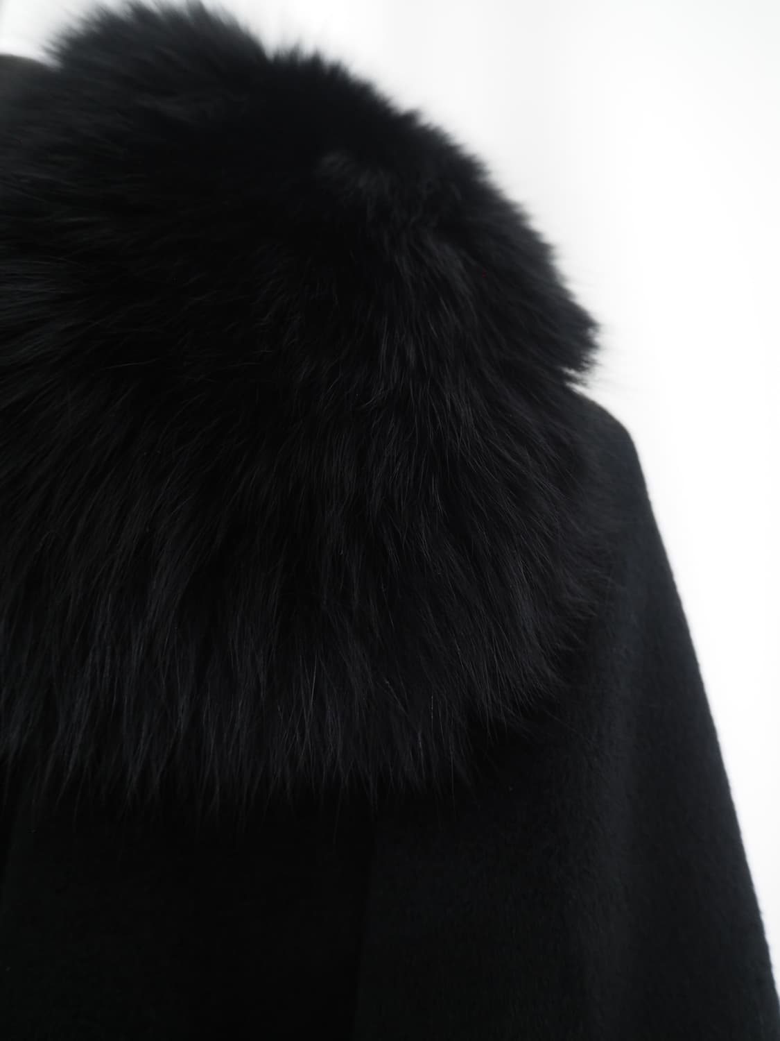 PLACE DE GARDEN fox fur collar coat  상품이미지3