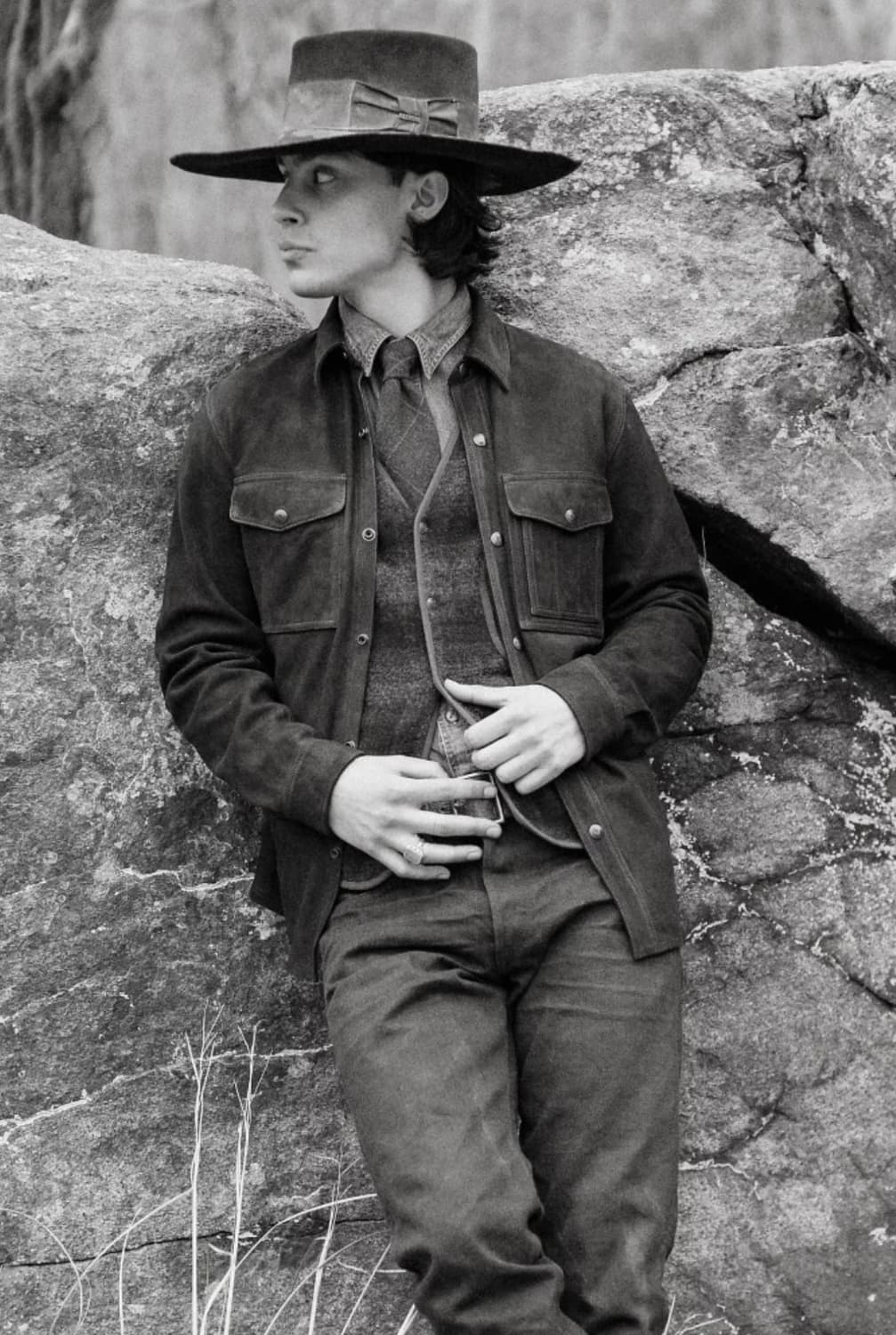 RRL 더블알엘 러프아웃 스웨이드 워크셔츠 m새상품 상품이미지2