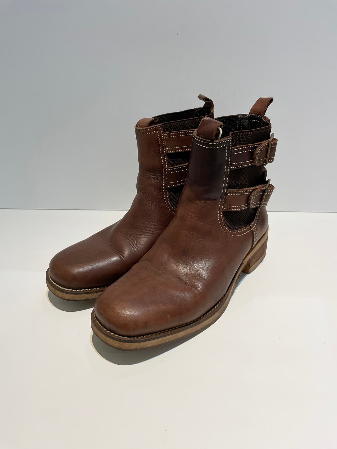 USA Real Cow Leather 웨스턴 부츠 A1259 상품이미지1