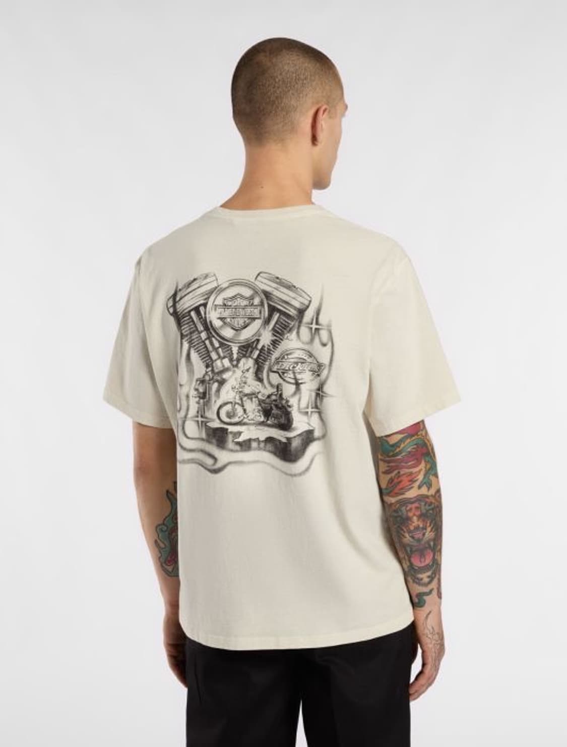 Harley davidson x Dickies 프린트 티셔츠 상품이미지1
