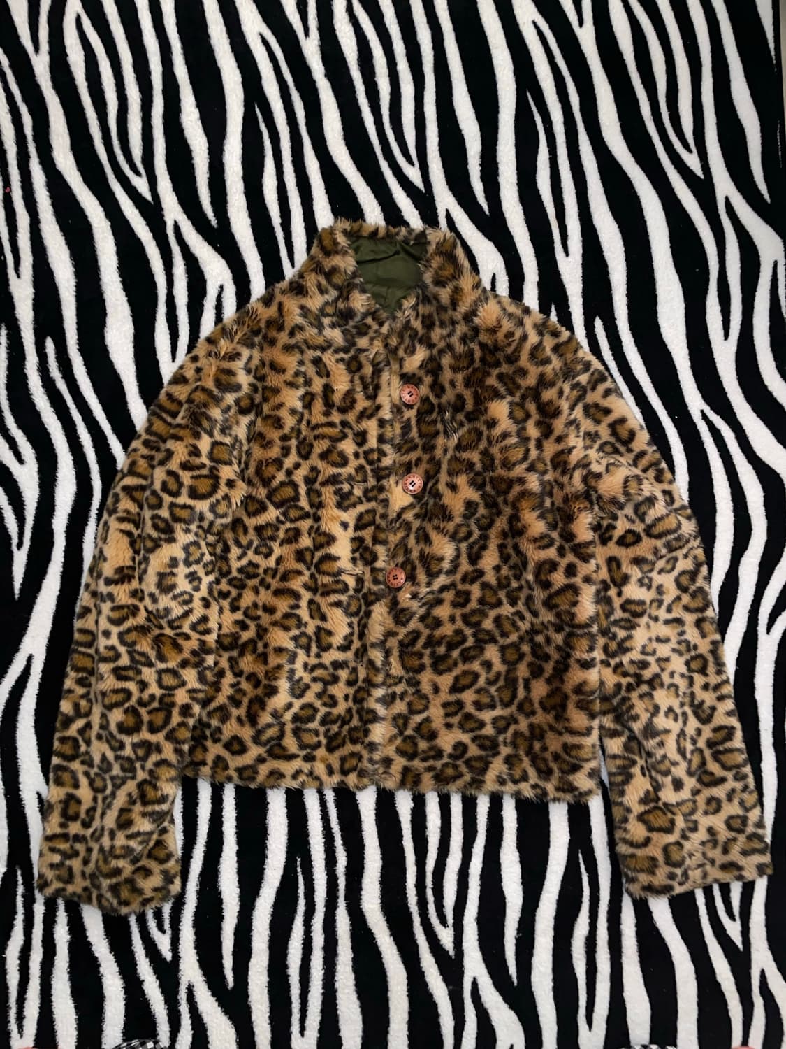 리버시블 호피 자켓 상품이미지1