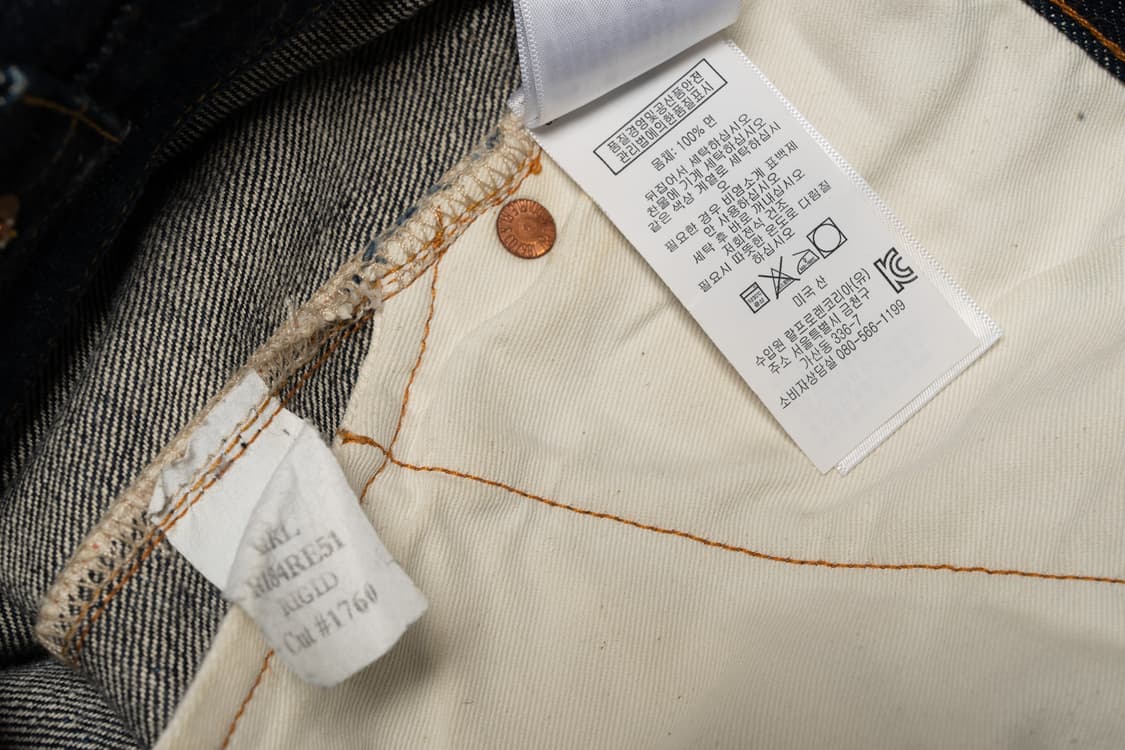 RRL 더블알엘 shrink to fit 1922 버클백 데님 상품이미지9