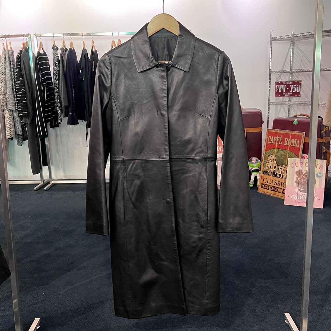 [M] 빈티지 양가죽 코트  15909 상품이미지1