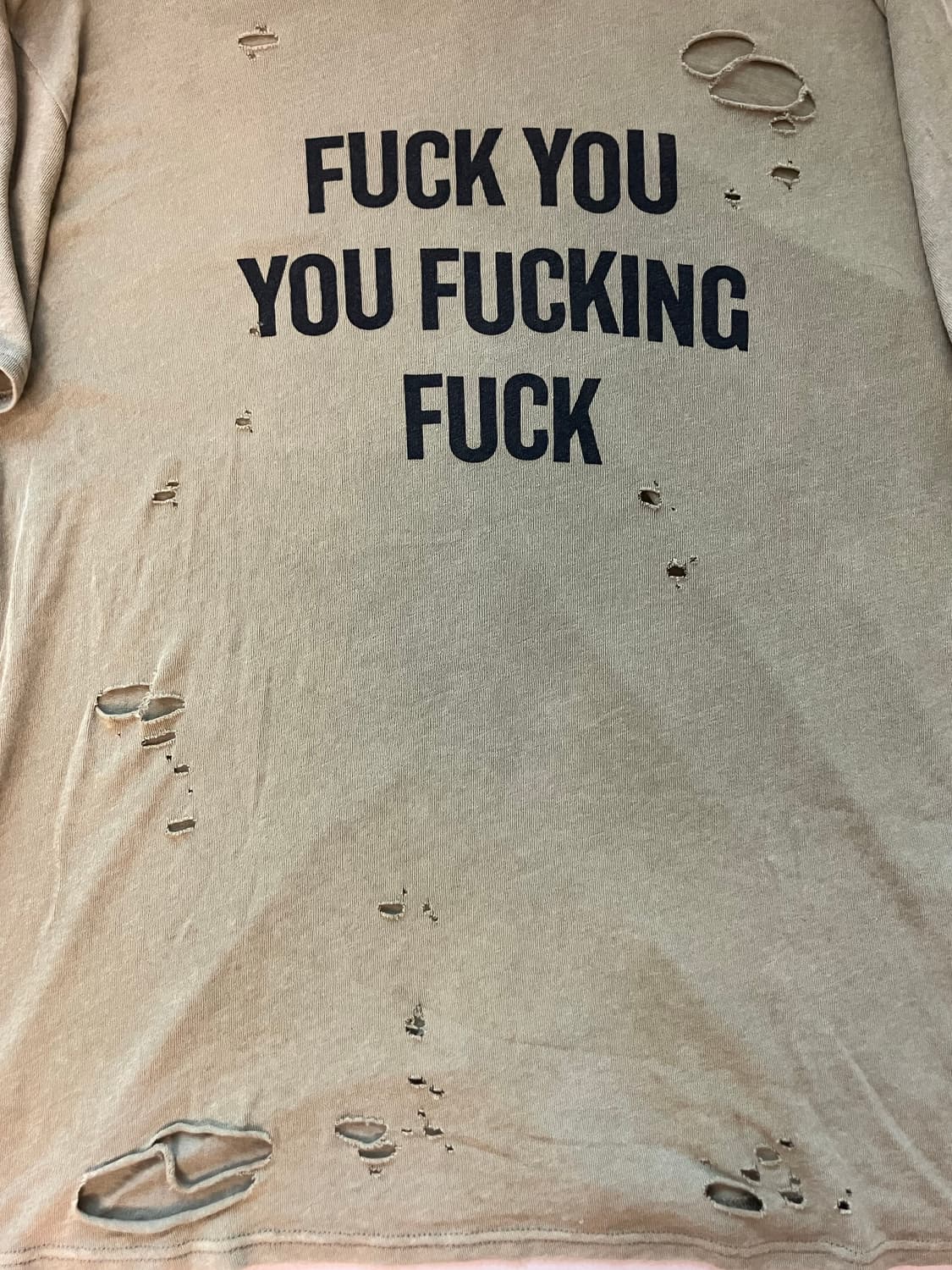 R13 fuck you distressed T shirts  상품이미지3