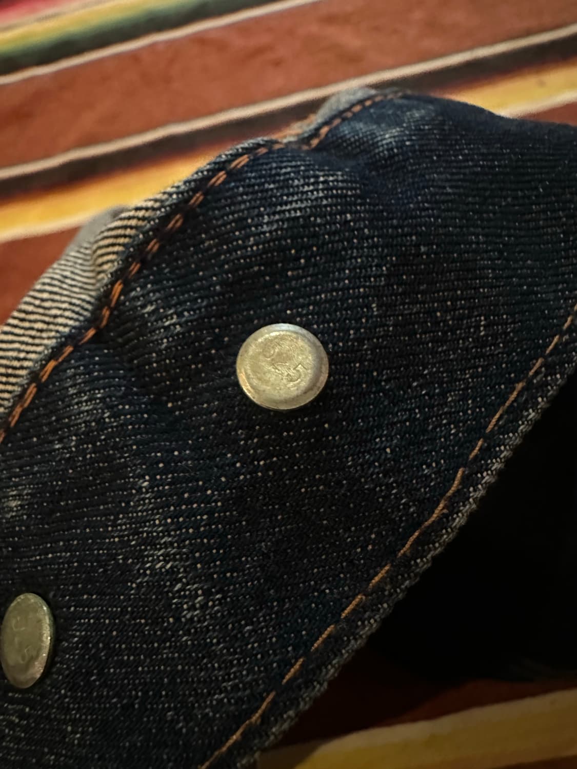 70s USA Levis 70505 Big E Denim Jacket 상품이미지7