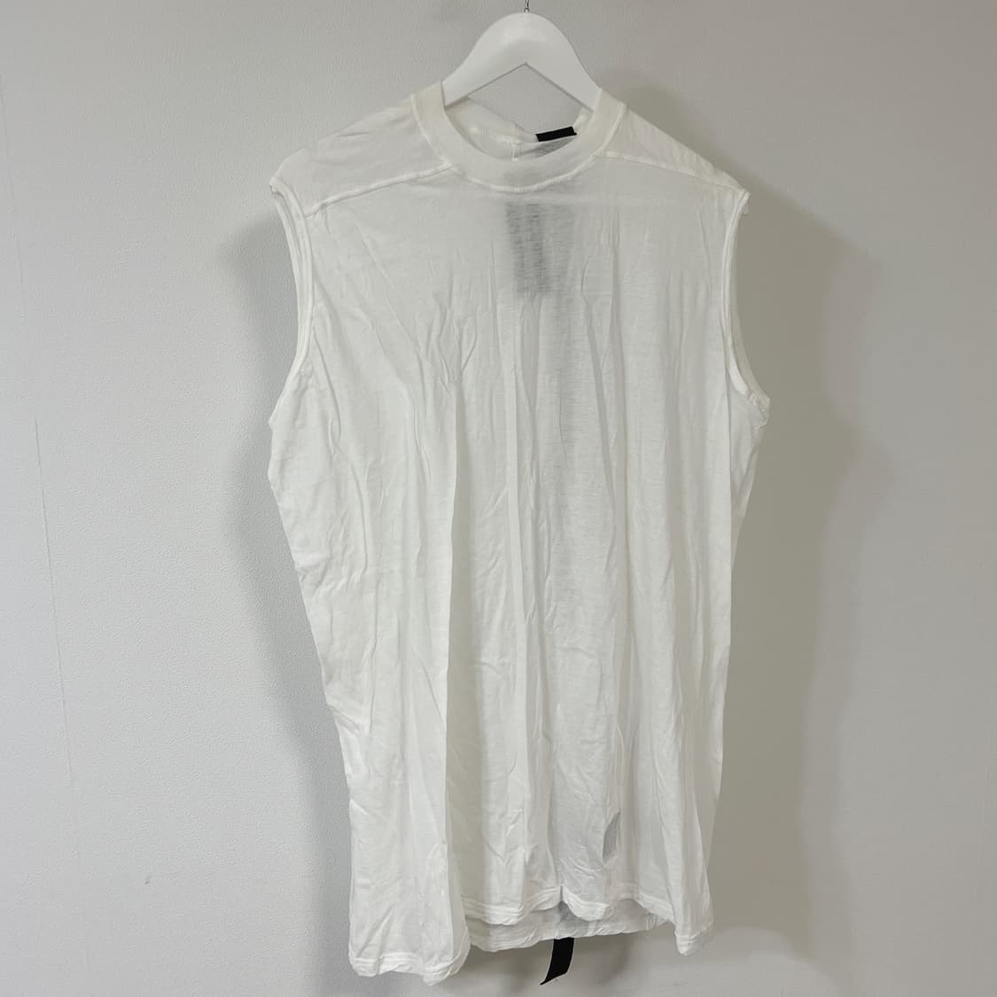 릭오웬스 08SS 다크쉐도우 슬리브리스 나시 밀크 상품이미지3