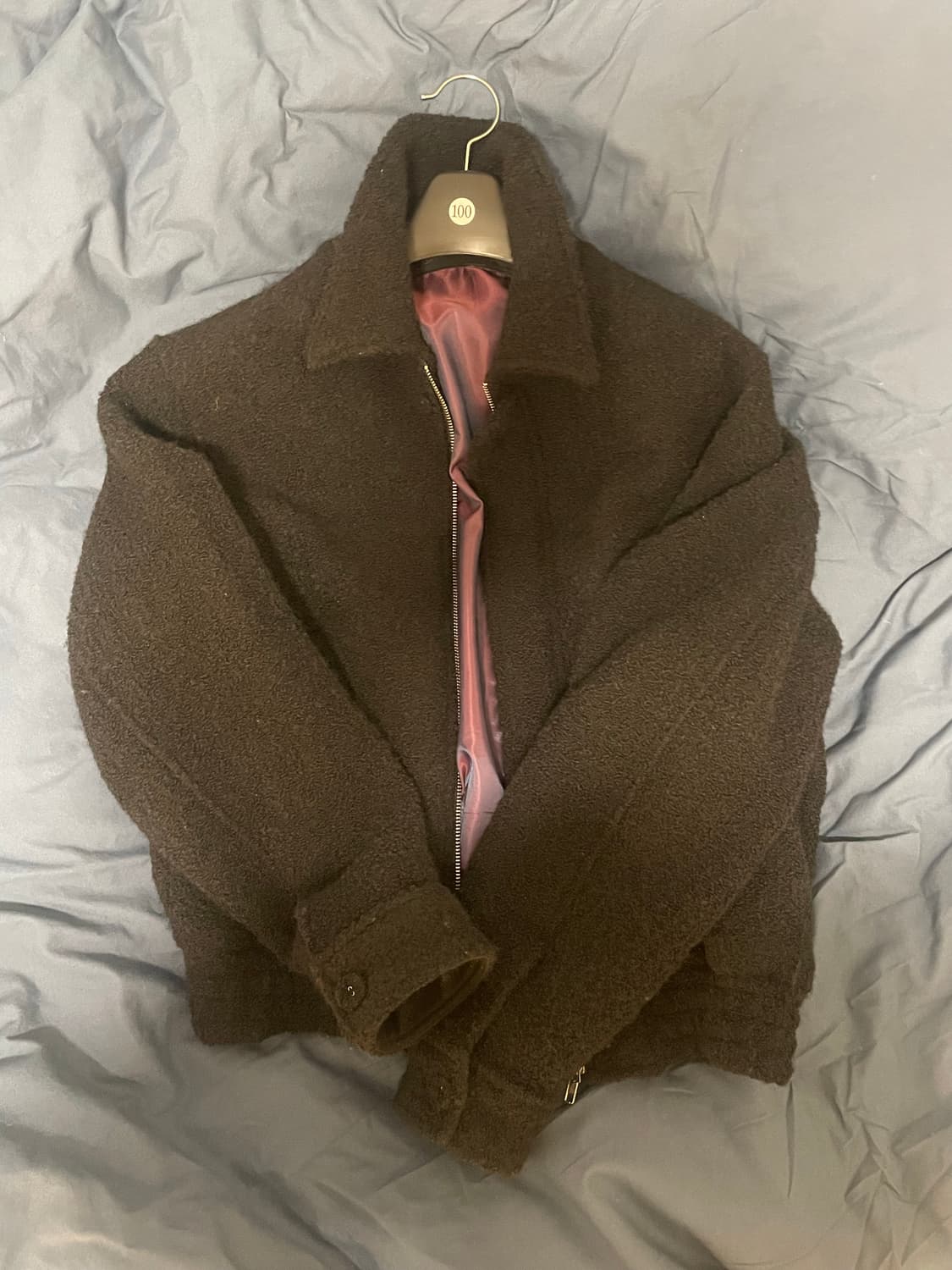 엘무드 부클 블루종 점퍼 44사이즈 상품이미지4