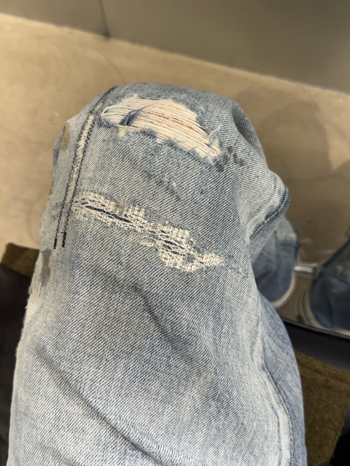 안셀름 wism 별주 테이퍼드 데님 상품이미지5