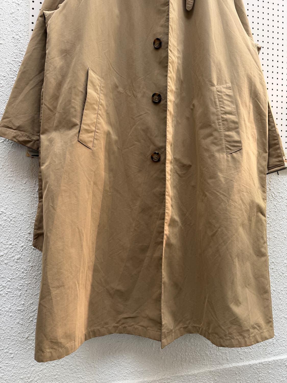 1990s GIORGIO ARMANI TRENCH MAXI 조르지오코트 상품이미지4