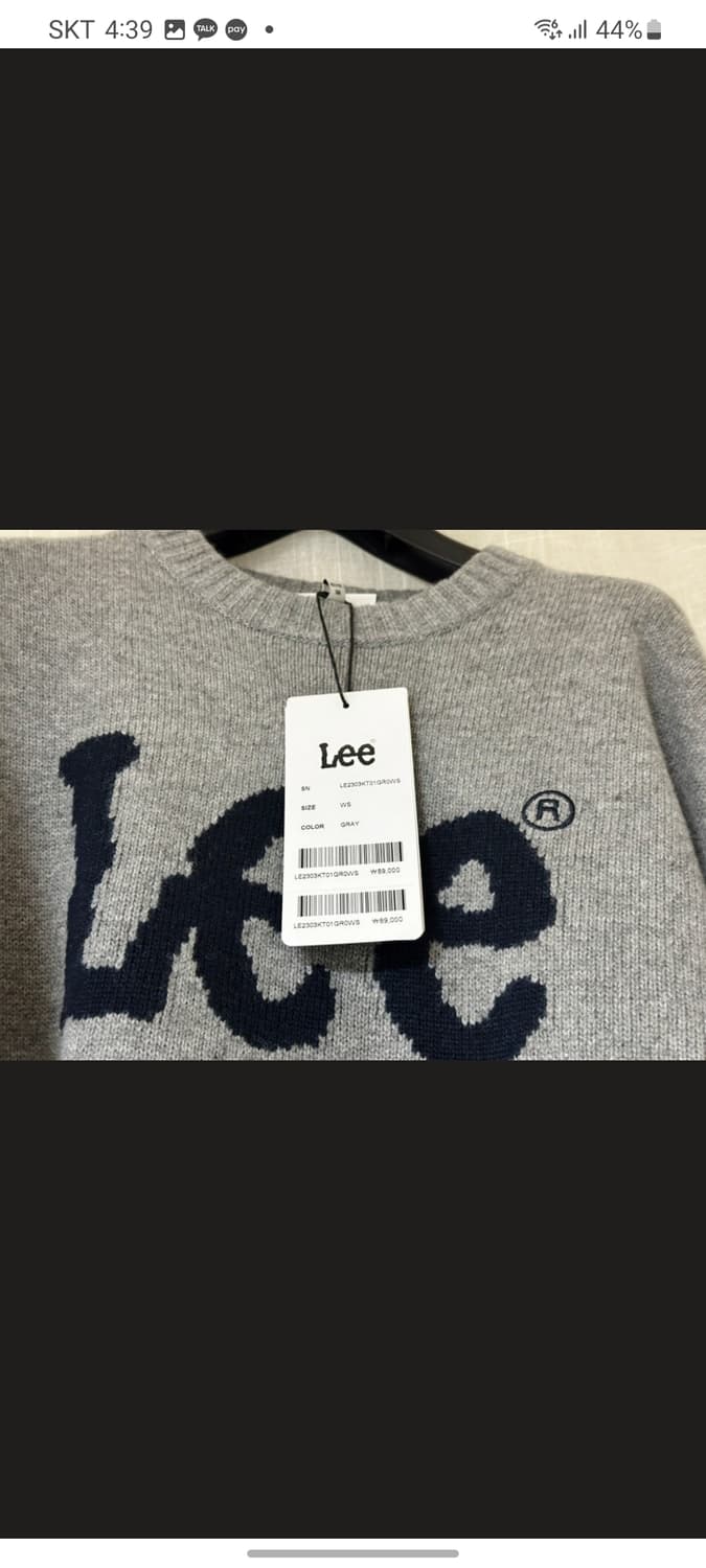 Lee 빅트위치 로고 니트 상품이미지9