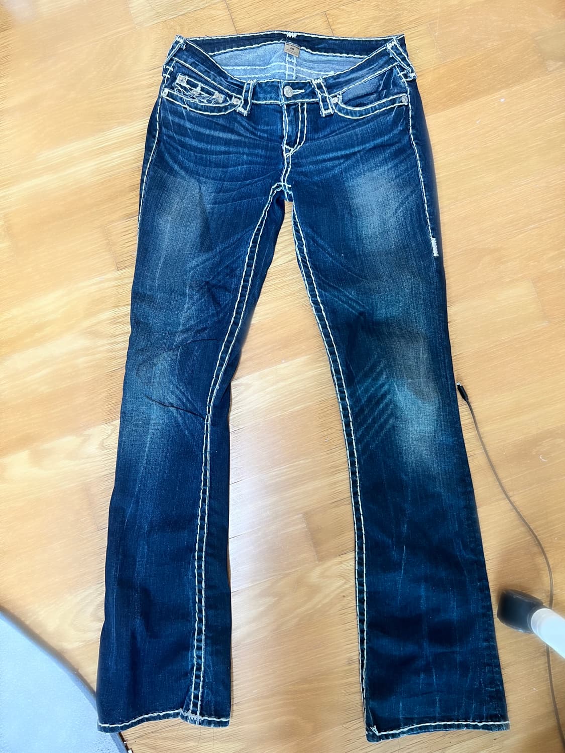 True religion 빈티지 로우라이즈 데님 28 상품이미지3