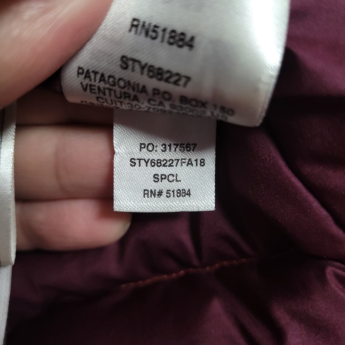 (xs) PATAGONIA 파타고니아 핑크 다운 경량 패딩 조끼 베스트 상품이미지5