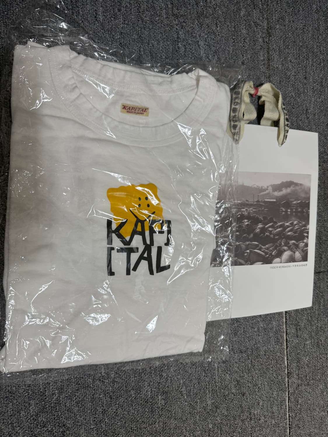 캐피탈 텐지쿠 루키 반팔 티셔츠 엘로우 L(새상품) 상품이미지1