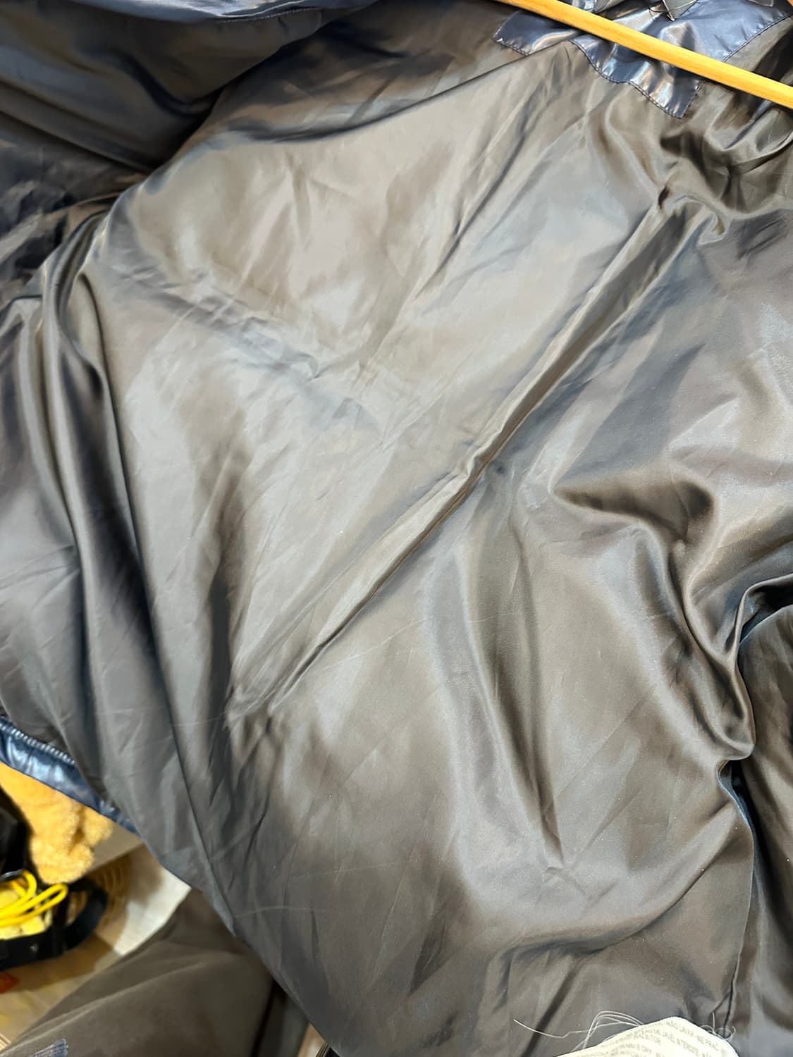 2XL) 자라 맨 퍼플 네이비 패딩 점퍼 상품이미지4