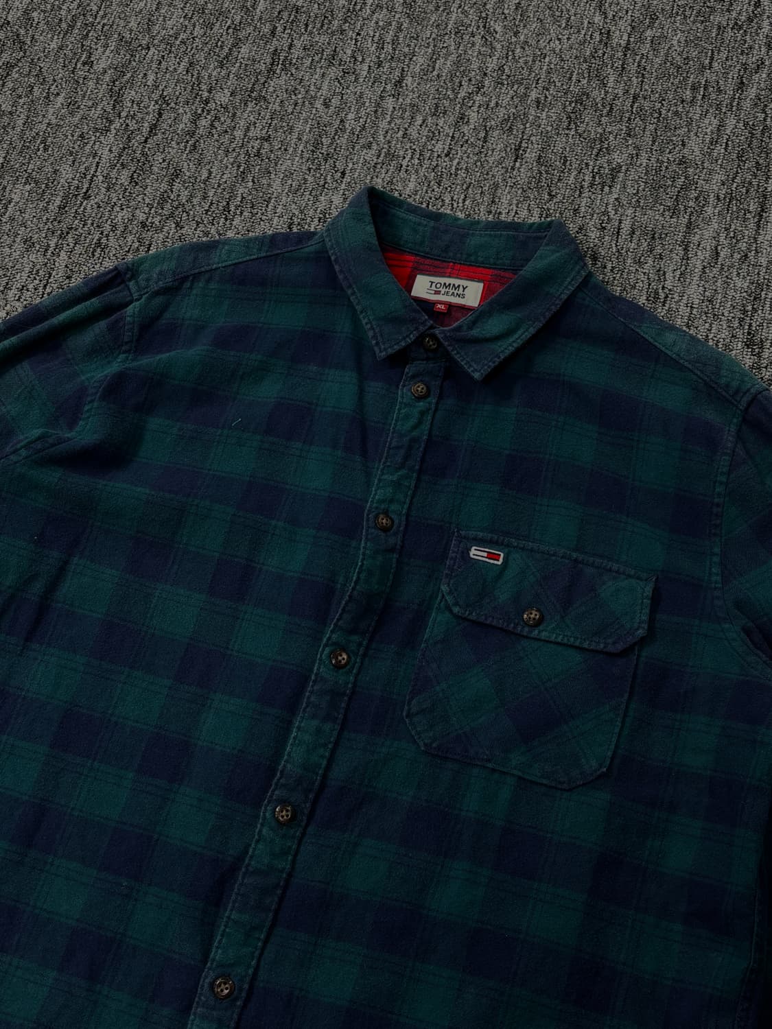 타미 진스 플란넬 체크 셔츠  상품이미지3