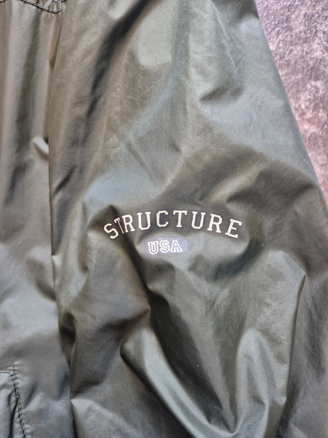 Structure 브랜드의 바람막이 자켓입니다 상품이미지3