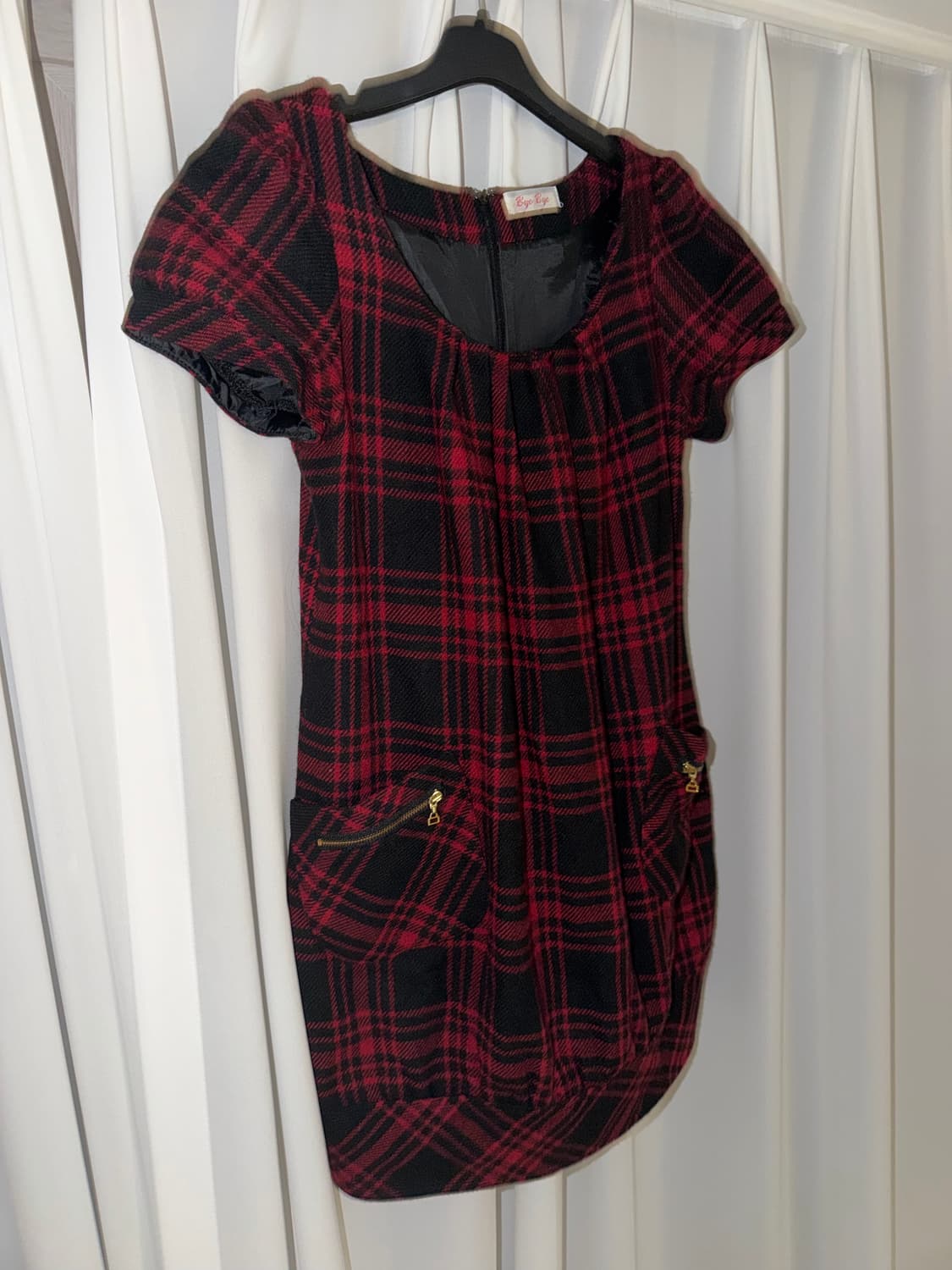 Bye bye 체크패턴 원피스(착샷 O) 상품이미지3