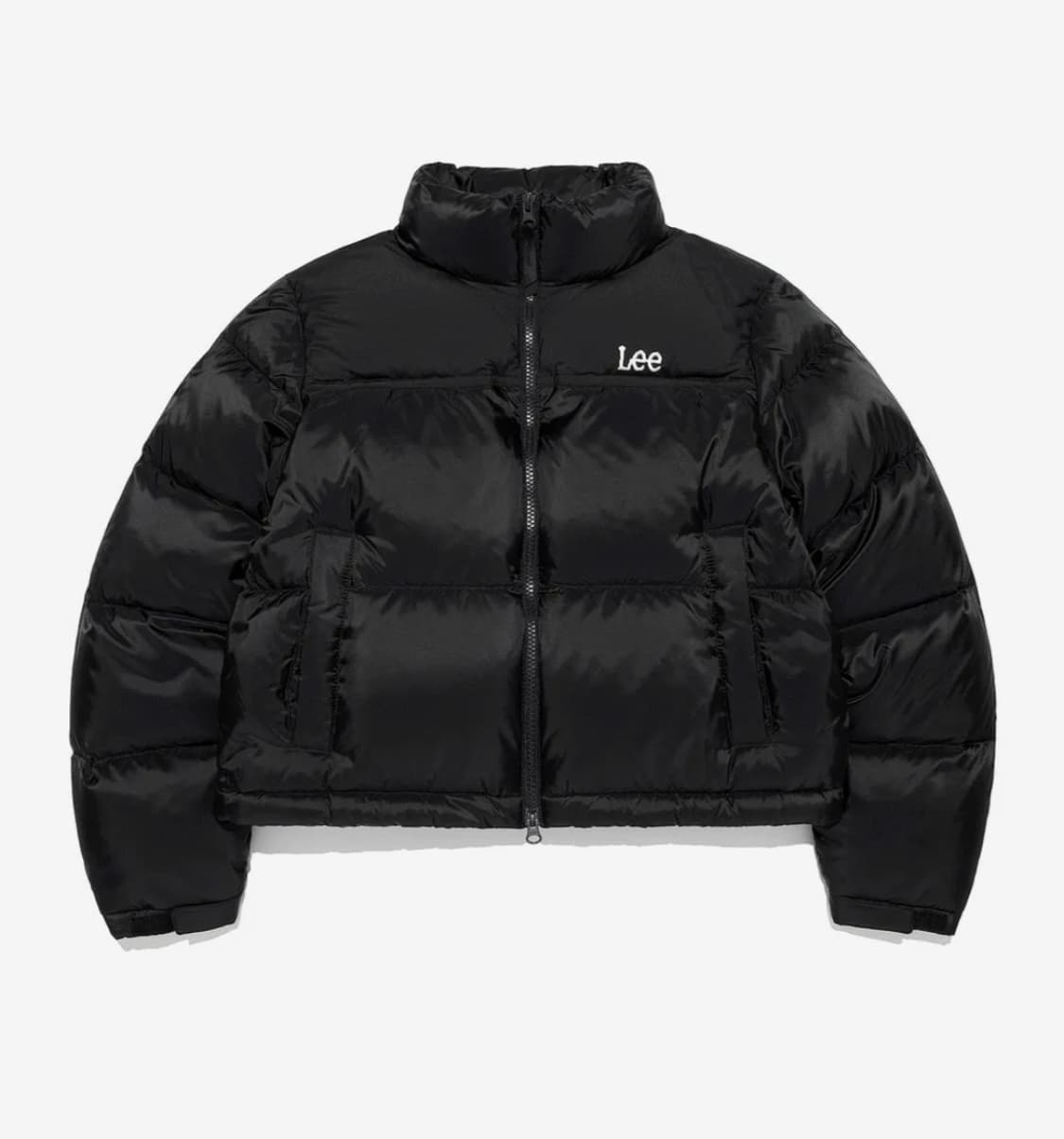 리 우먼 크롭 릿지 다운 블랙 M 상품이미지1