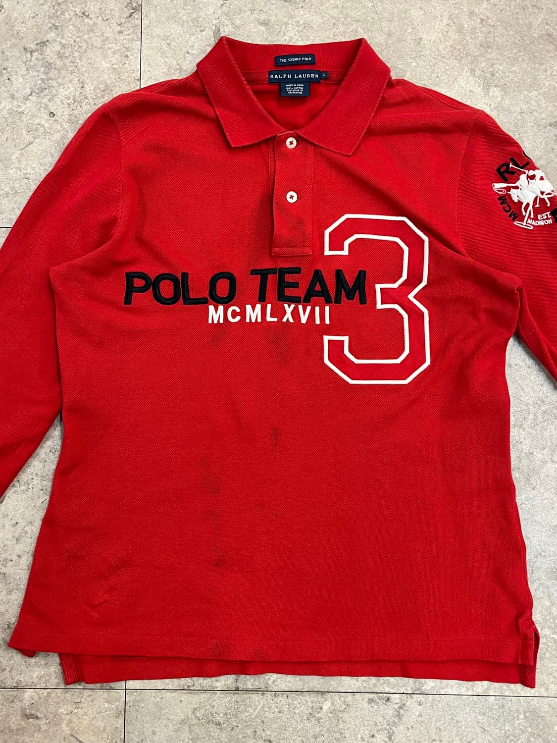 폴로 랄프로렌 치프키프 카라티 레드 L #csz2313 상품이미지6