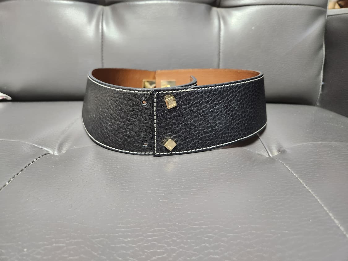 DECO 넓은 가죽 패션벨트 M 상품이미지3