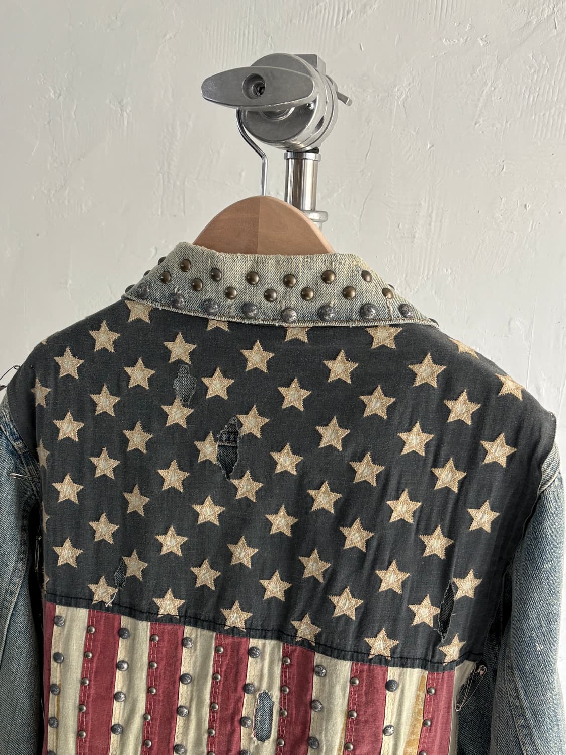 Denim&supply 데님 앤 서플라이 스터드 데님 트러커 자켓  상품이미지6