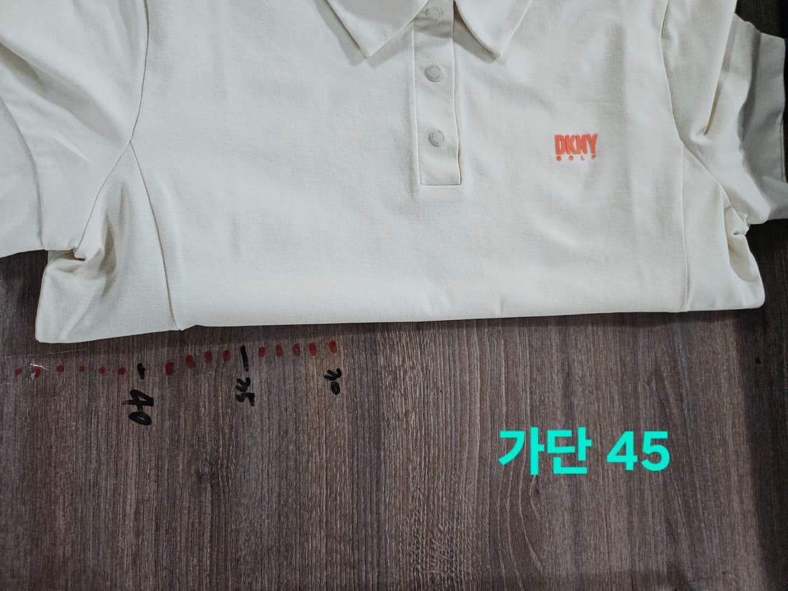 DKNY 골프 카라 반팔티 연베이지 S 상품이미지8