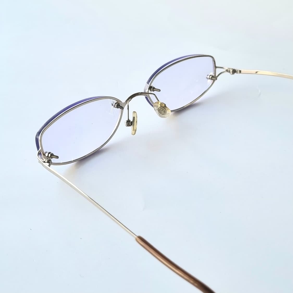 데드스탁 Y2K 긱시크 오벌 무테 안경테 761 상품이미지4