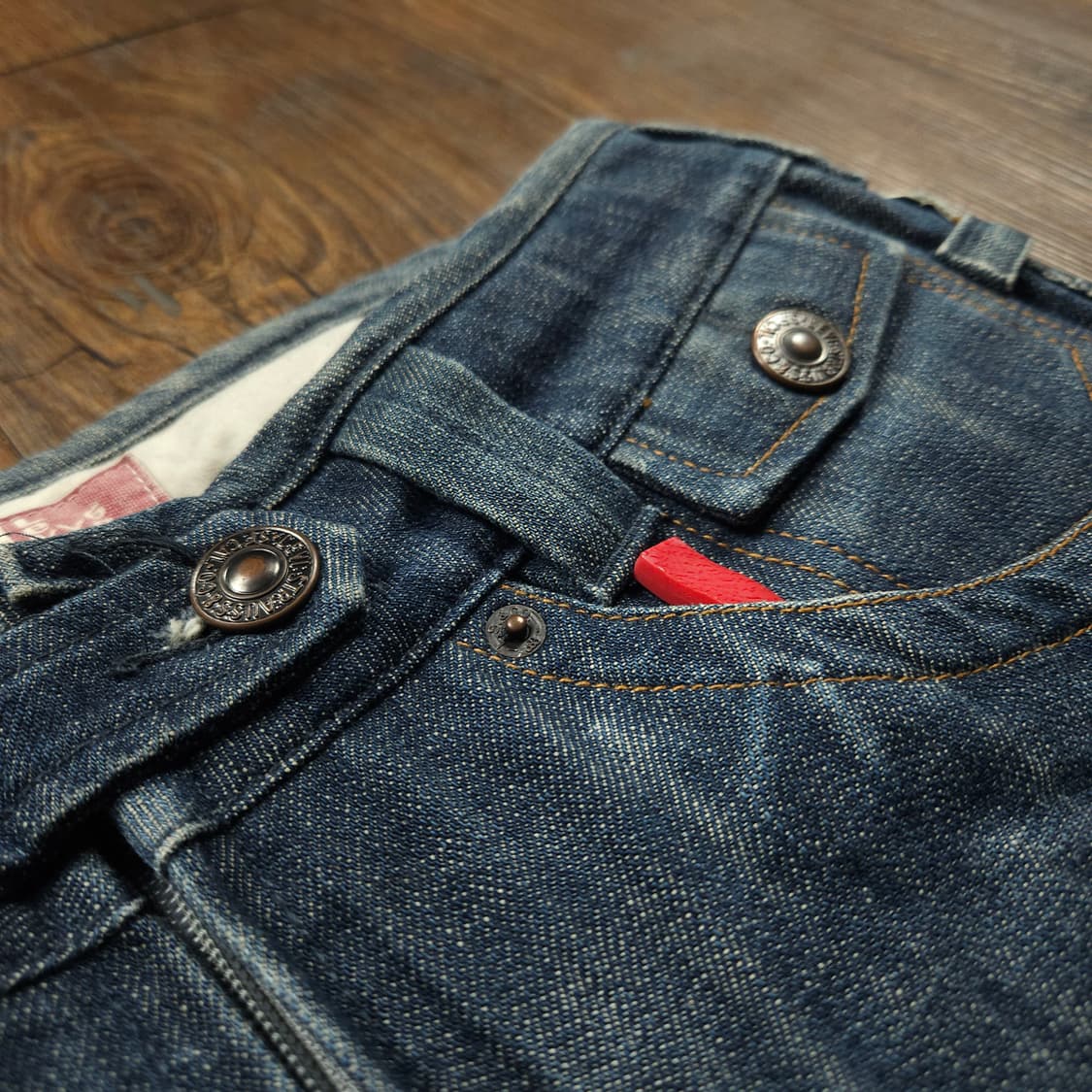 리바이스 X 686 로우 라이즈 데미 부츠 스노우 보드 데님 팬츠 상품이미지5