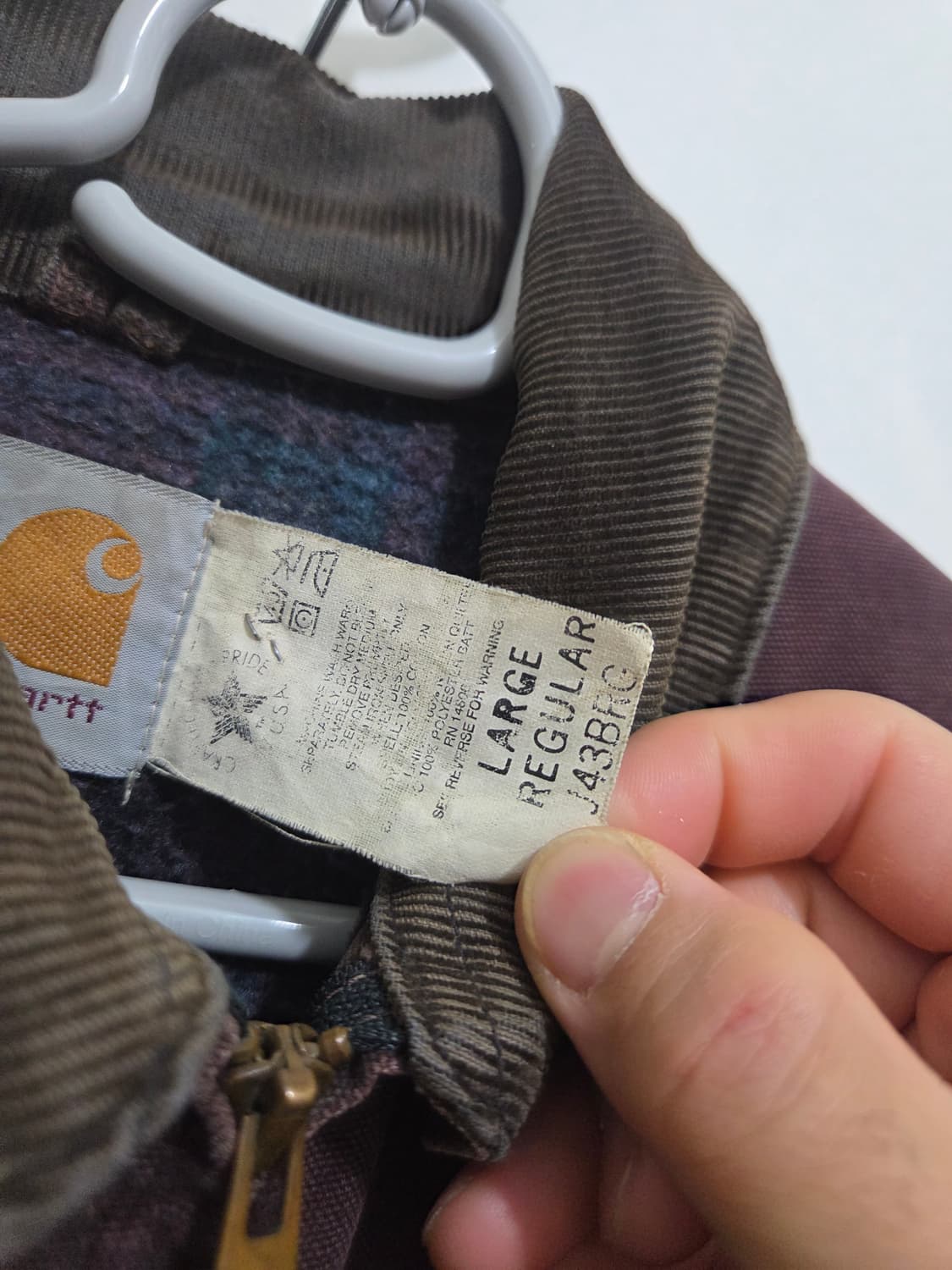 칼하트 디트로이트 버건디brg L사이즈 초희귀 상품이미지3