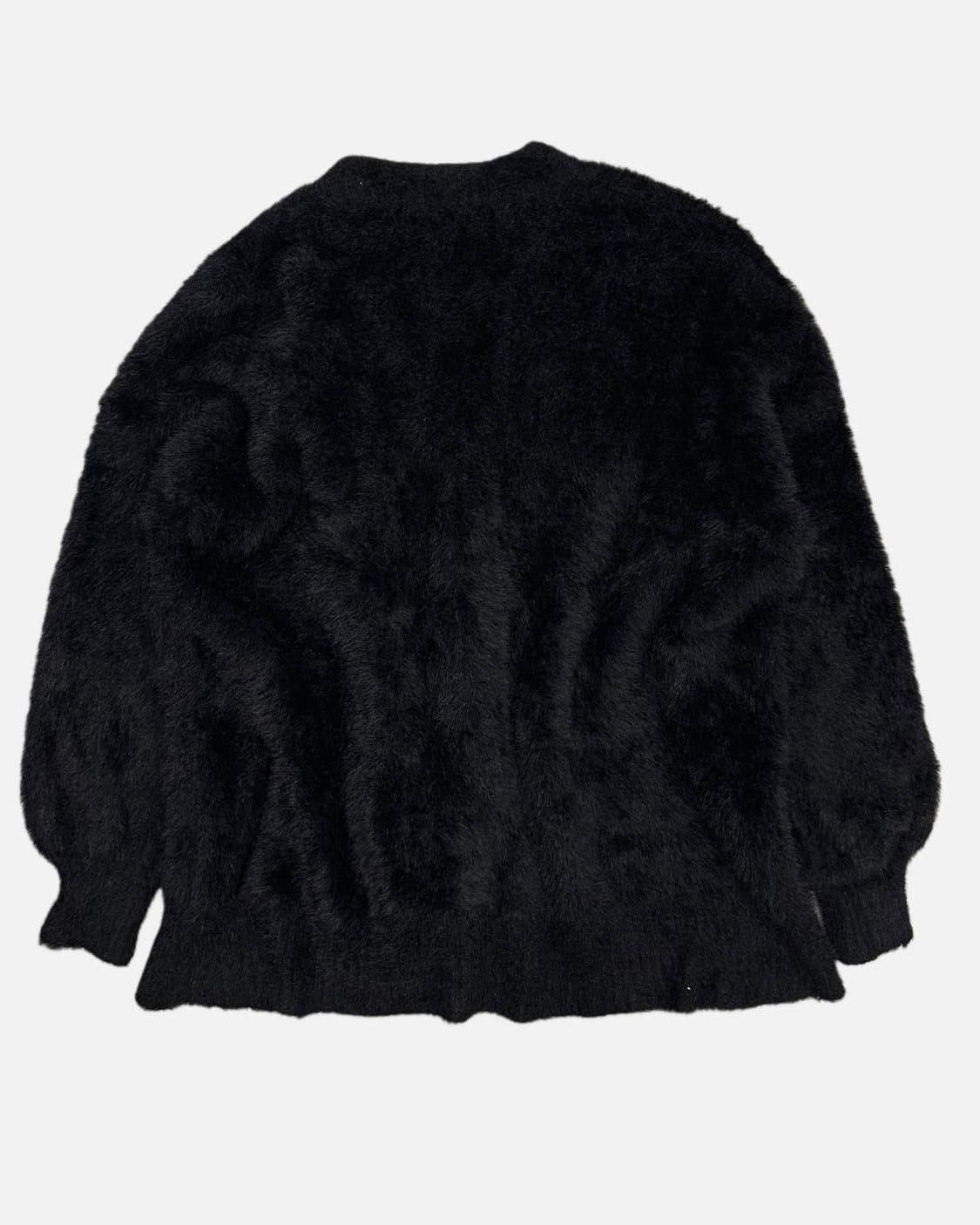 black fur knit cardigan 상품이미지4