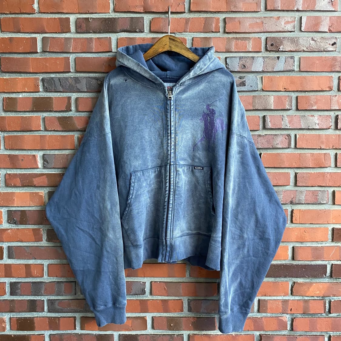 (XL) 카미야 워시 가공 후드 상품이미지1