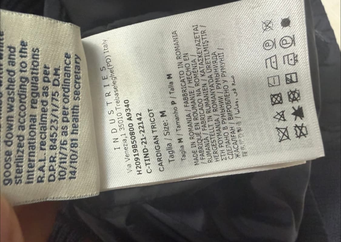 몽클레어 니트 후드패딩 M사이즈 상품이미지5