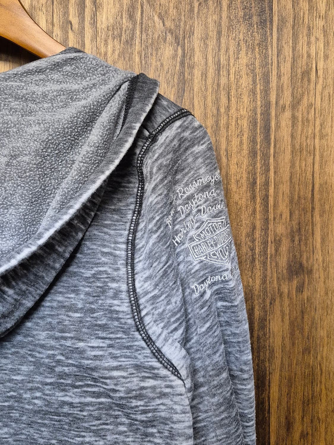 HARLEY DAVIDSON GREY HOODIE ZIPUP  상품이미지7