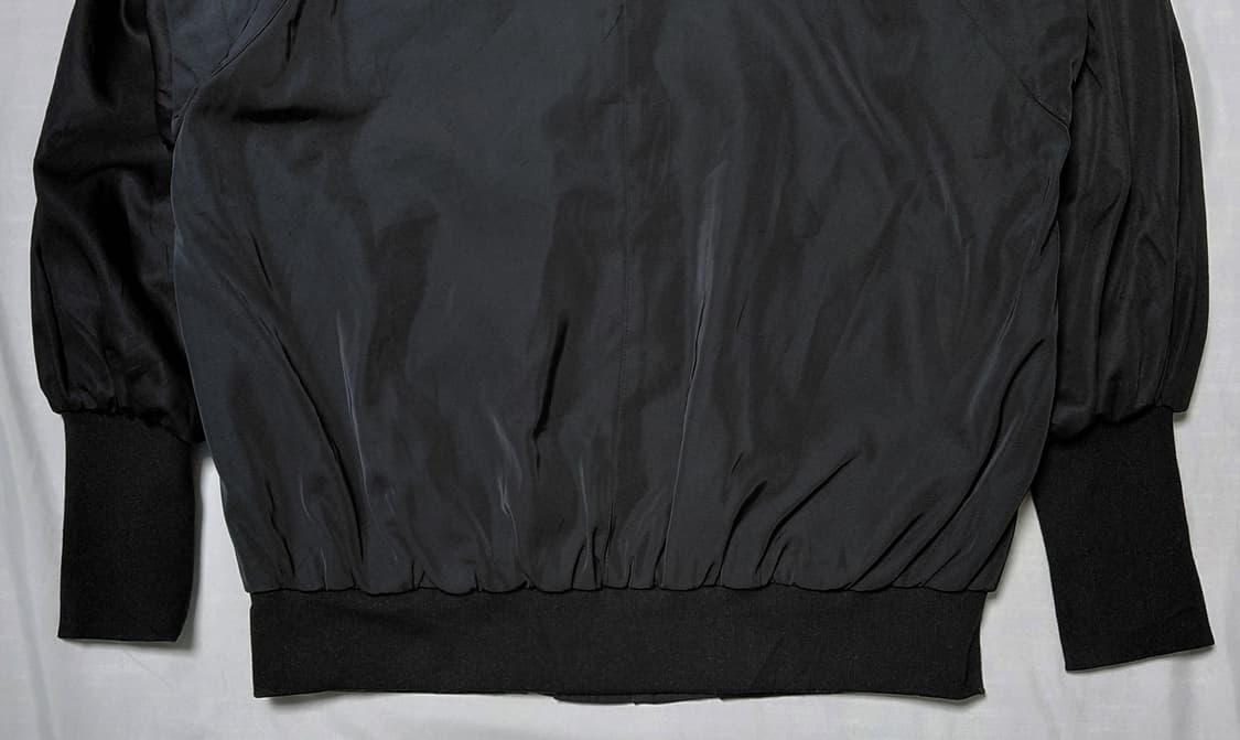 [JEANASIS] 지나시스 오버핏 항공 점퍼 (F사이즈/블랙) 상품이미지10