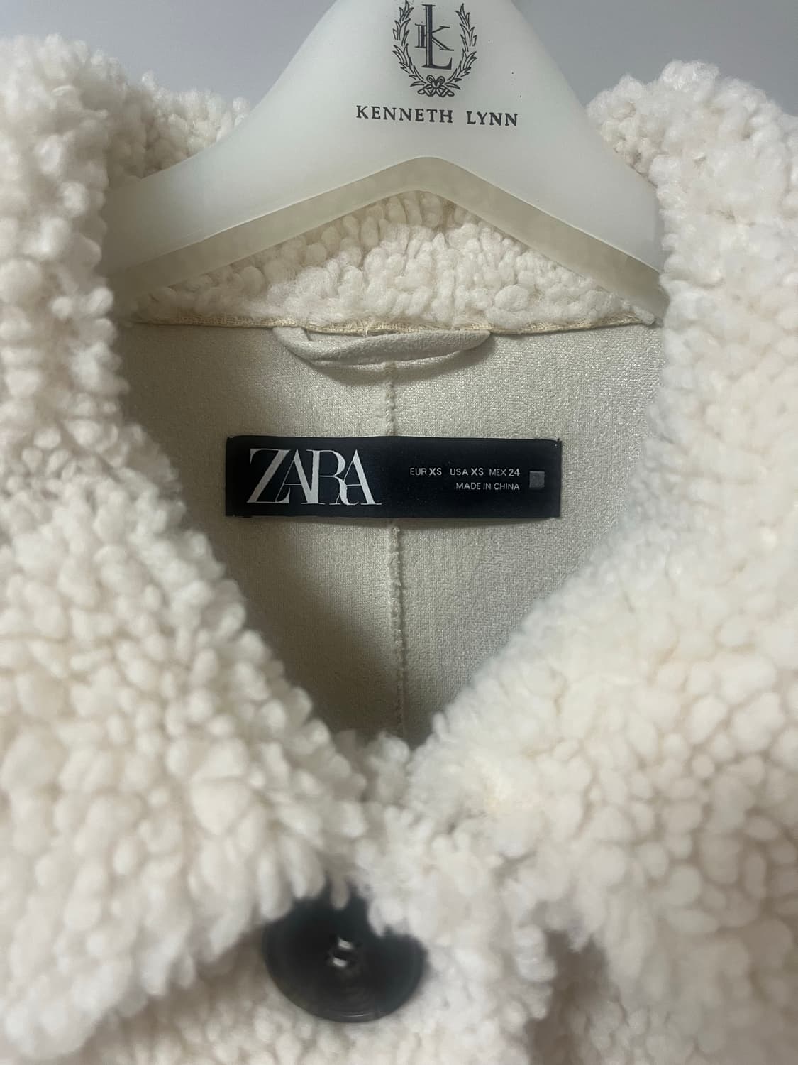 자라 플리스 미디 무스탕 코트 🐑 상품이미지2