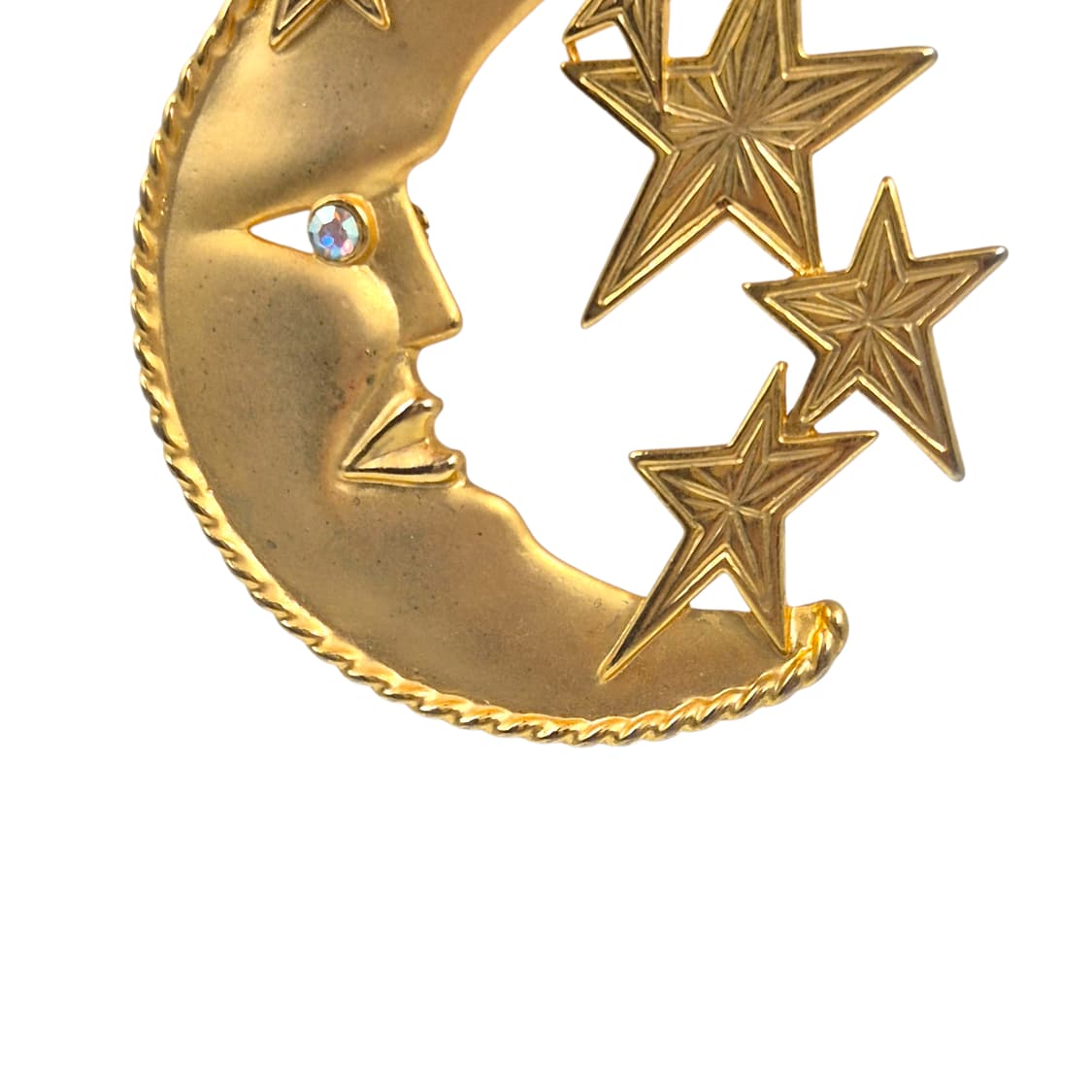 70s 미국 코스튬 브라스 밤하늘 브로치 상품이미지5