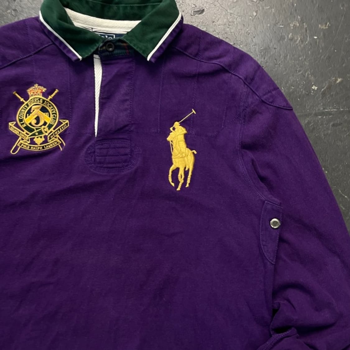 100 폴로 랄프로렌 빅포니 럭비 카라티 상품이미지2