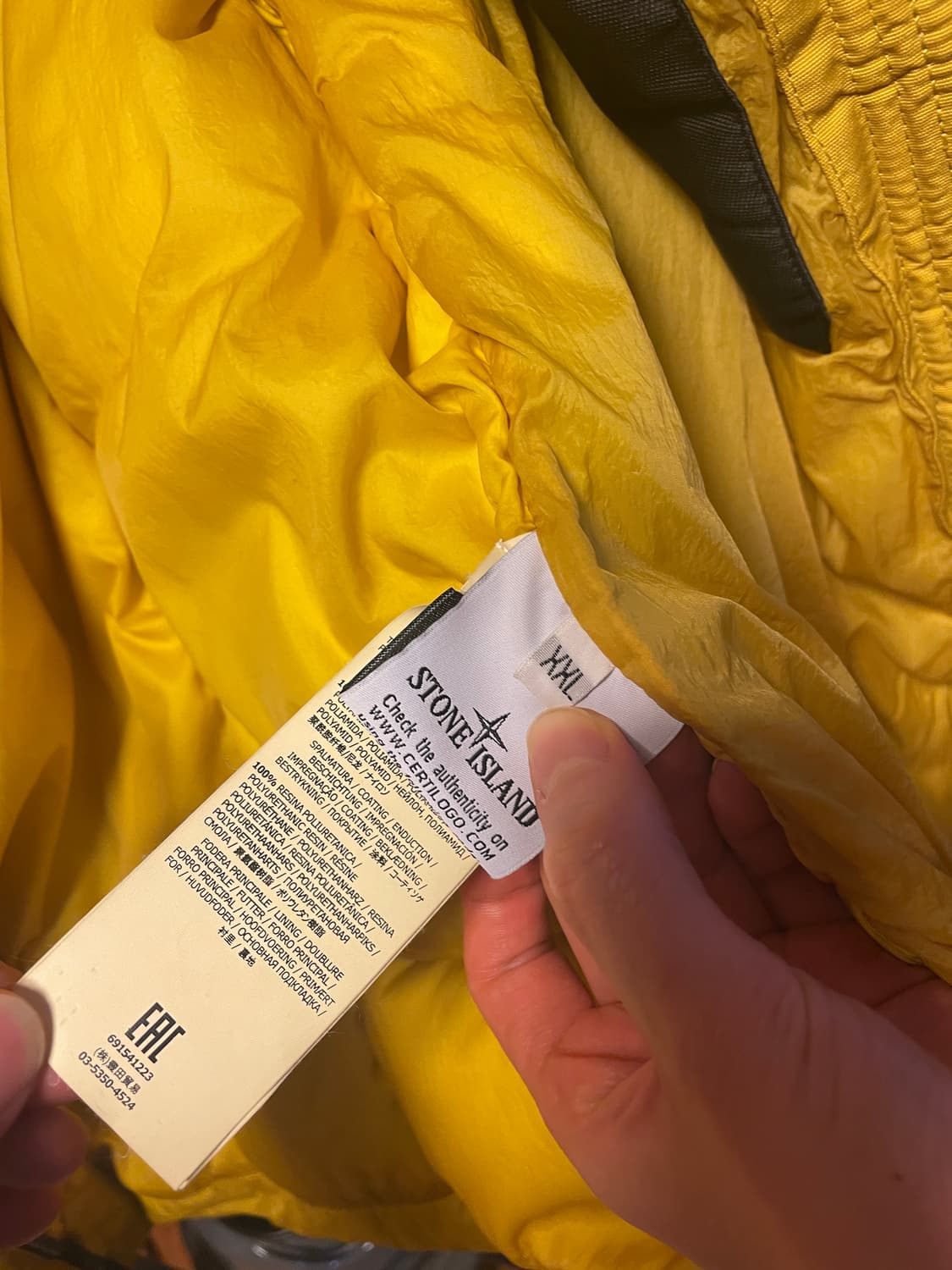 스톤아일랜드 크링클랩스 패딩 상품이미지4