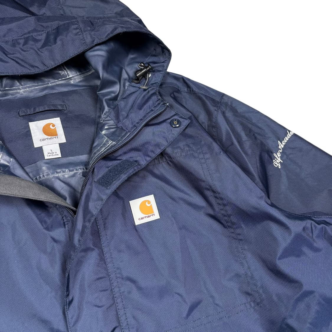 칼하트 네이비컬러 스톰 디팬더 드라이 하버 바람막이 상품이미지2