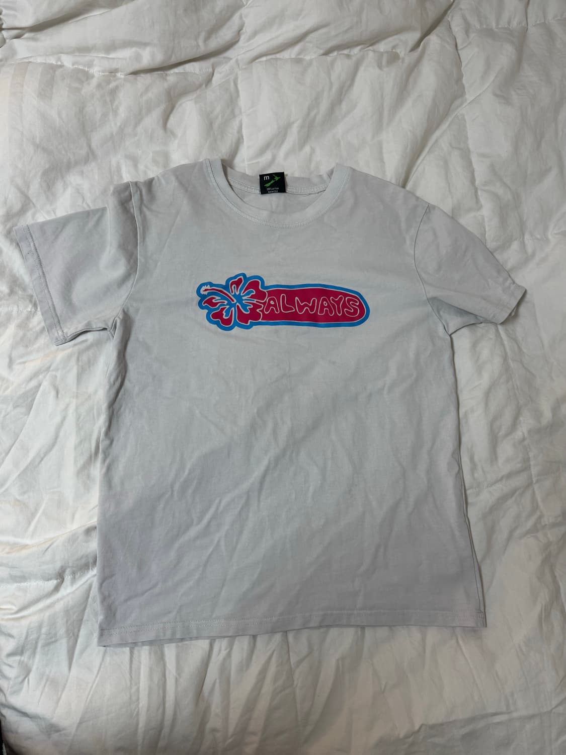 always 올웨이즈 화이트 티셔츠 상품이미지1