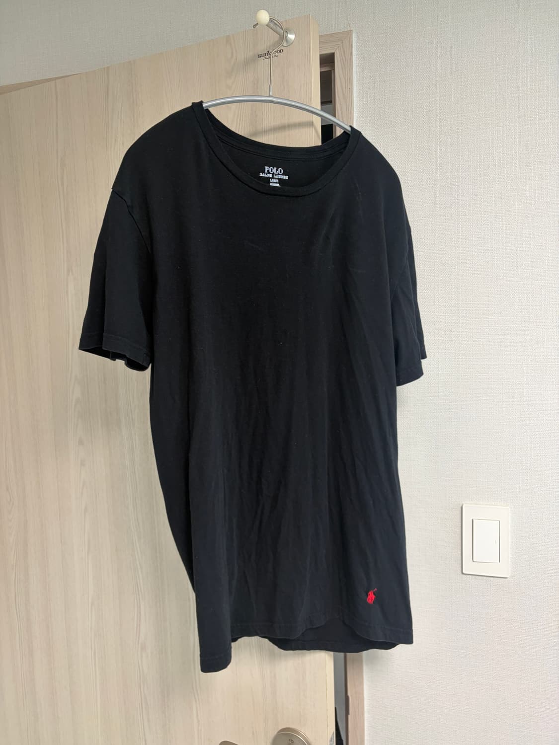폴로 랄프로렌 블랙 반팔 티셔츠 라지 상품이미지1