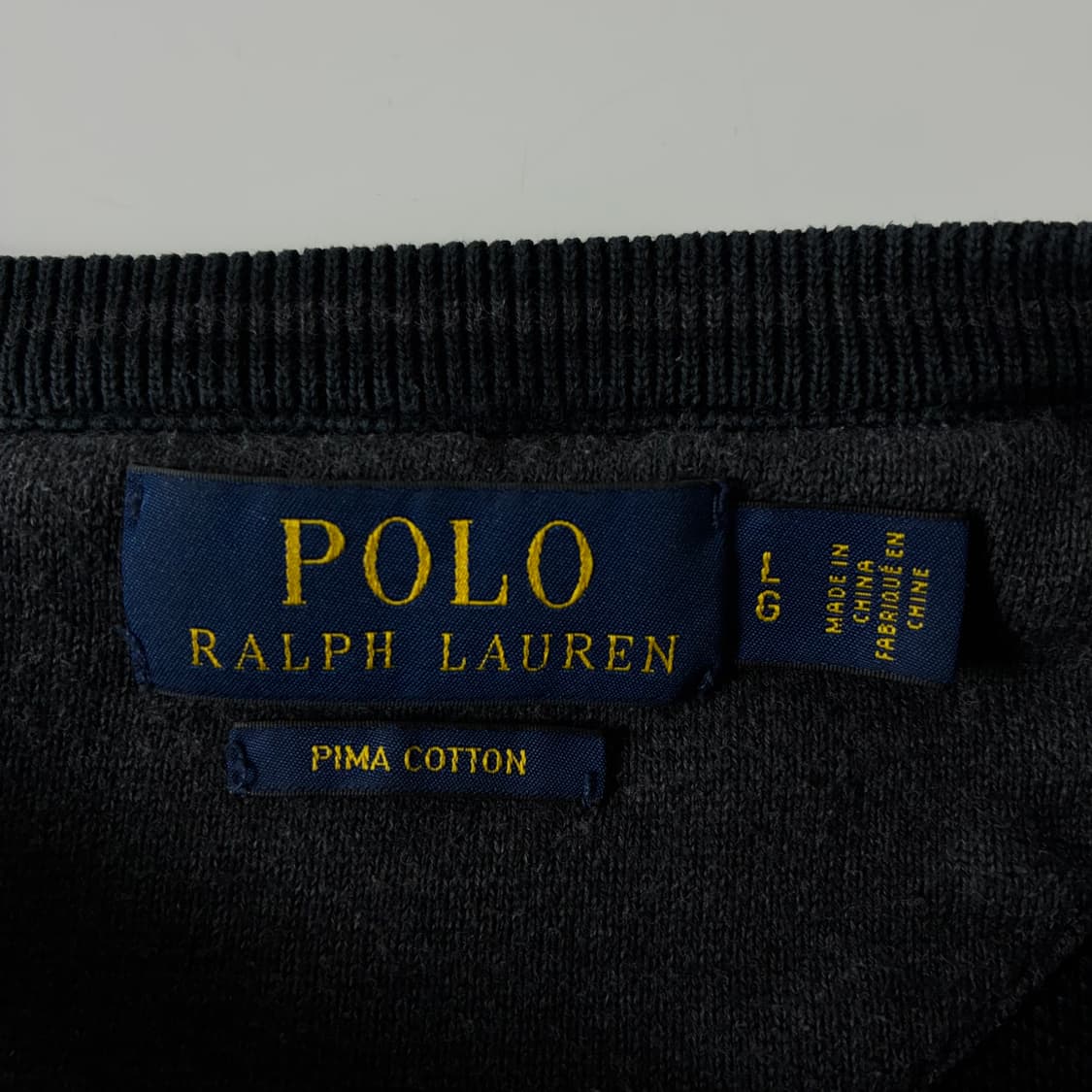 Polo 폴로 랄프로렌 다크블랙 라운드 니트 상품이미지4