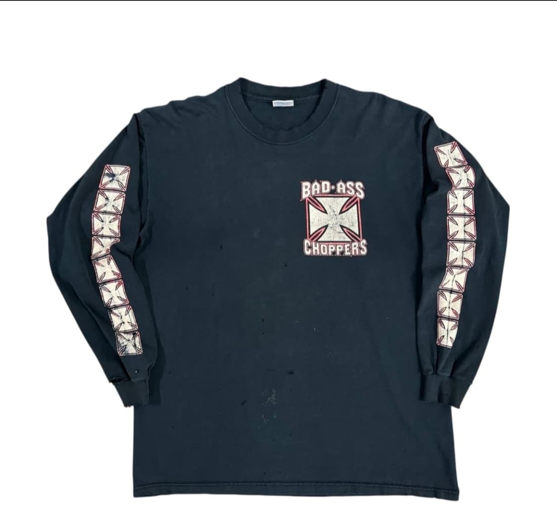 빈티지 90s Bad Ass Choppers 베드에스 차퍼스 롱슬리브 상품이미지1