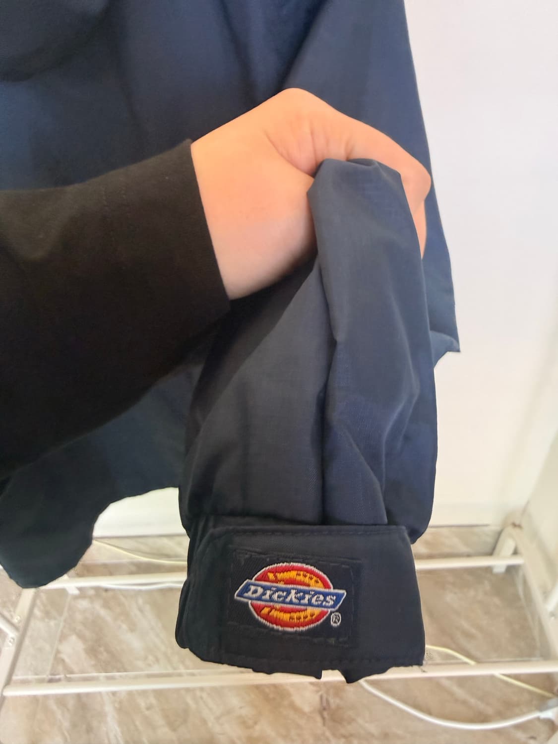 디키즈(Dickies) 집업져지 트랙탑 네이비 상품이미지3