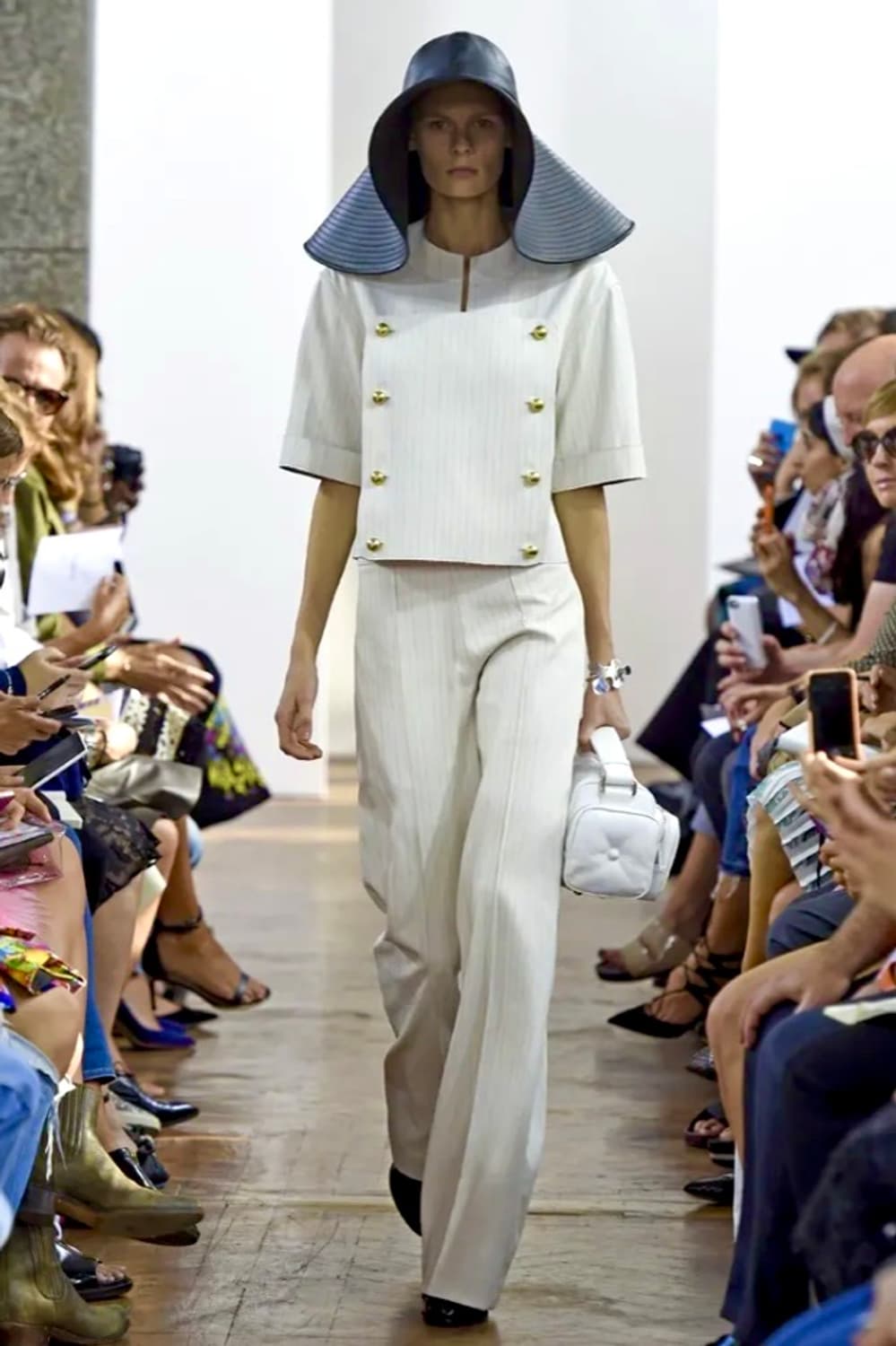 JW Anderson_Double Button Pinstripe Top 상품이미지1